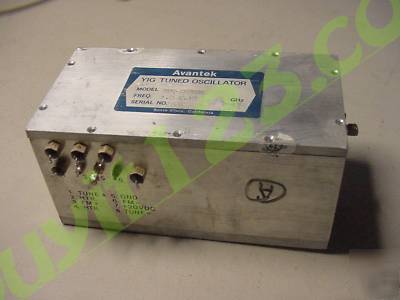 Avantek yig tuned oscillator SD7-0610M 1.0 - 2.18 ghz
