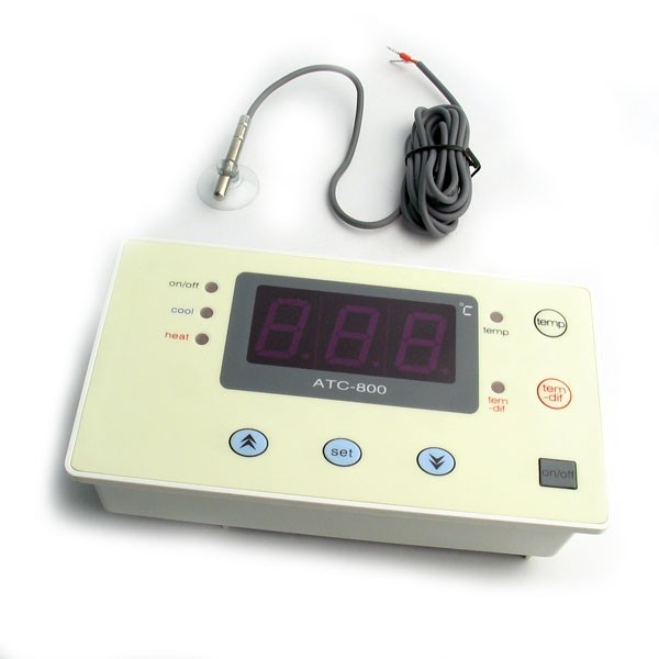 Digital thermoelectric temperature controller heat cool