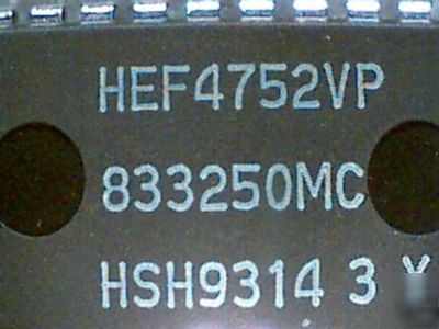 HEF4752VP/hef 4752VP/HEF4752, 3-phase motor control ic