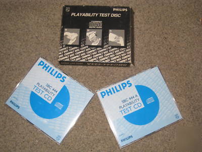 2 philip playability optical test disc cd dvd sbc 444 a