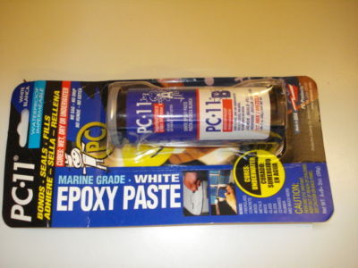 Epoxy paste pc 11 - marine grade white 2 oz.