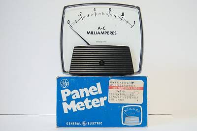 General electric 0-1 a.c. milliamperes ac meter works