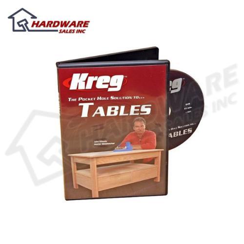 New kreg V05-dvd pocket hole joinery dvd build tables 