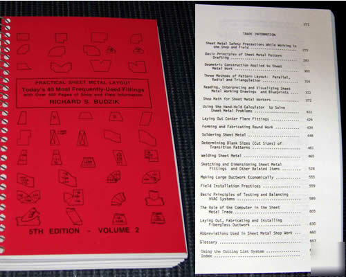 Richard s budzik RED2 sheet metal layout book vol 2 