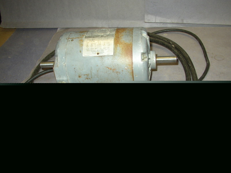 Rockwell tablesaw motor +switch 1HP 3450 rpm 2 spindle