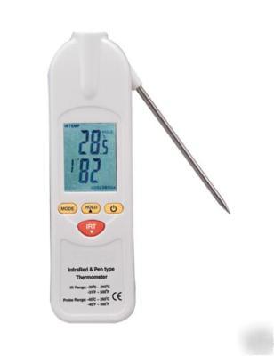 Infrared and thermocouple probe thermometer k type 500F