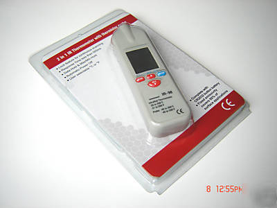 Infrared and thermocouple probe thermometer k type 500F