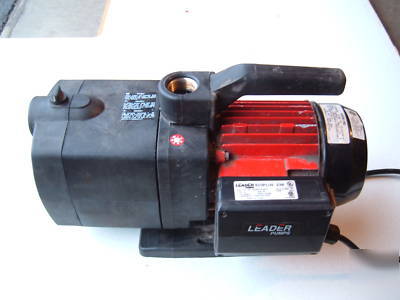 Leader ecoplus 230 1/2 hp inline water pump suction 