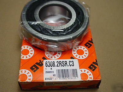 Lot of ten 6308 2RS bearing fag brand german quality