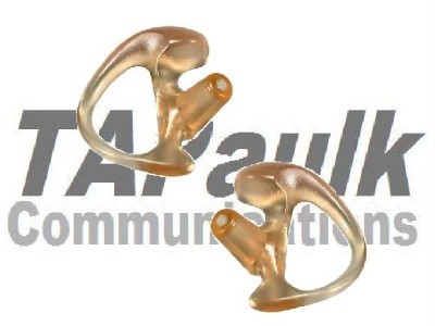 New 2X earpiece earmold ear lobe for acoustic coil tube 