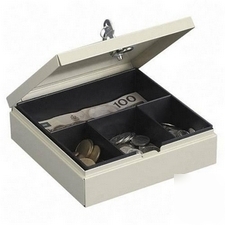 New mmf cash box & key 4-cmptmnt, 7