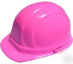 New omega ii hot pink hard hat w/ratchet hardhat