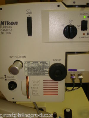 Nikon nf-505 fundus camera retinal camera mydriatic NF5