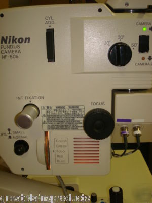 Nikon nf-505 fundus camera retinal camera mydriatic NF5