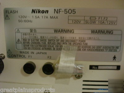 Nikon nf-505 fundus camera retinal camera mydriatic NF5