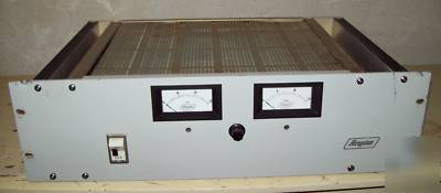 Acopian 24 vdc regulated power supply rack 24PH15AFP 