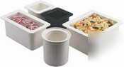 Cambro coldfest white 1/6 food pan 6-3/8IN x 6-3/4IN