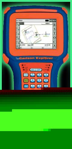 Carlson explorer i data collector surveying package