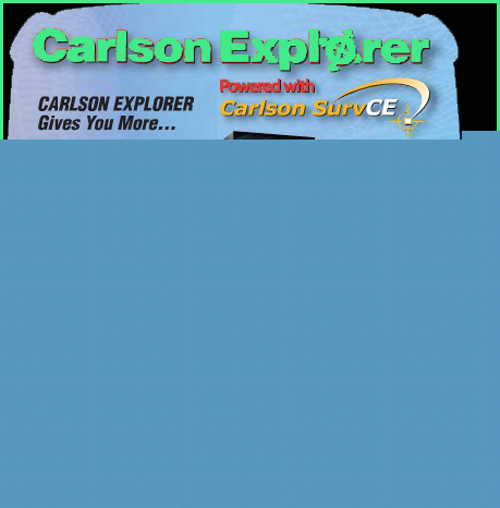 Carlson explorer i data collector surveying package