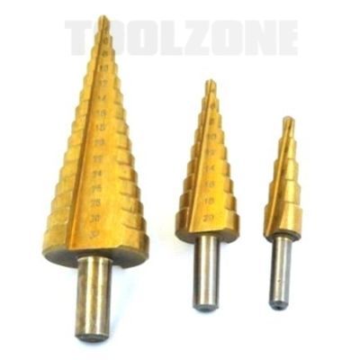 3PC titanium step drill set ENG6