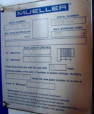 Alfa laval plate heat exchanger M6-mfg