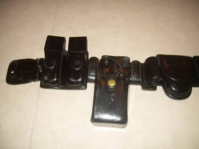Bianchi complete leather belt system beretta 92/96 fs 