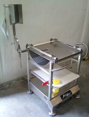 Deli buddy face to face / meat slicer equipment stand 