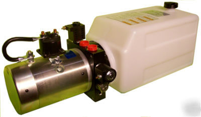 Dump trailer pump 12V dc double acting hydraulic pump