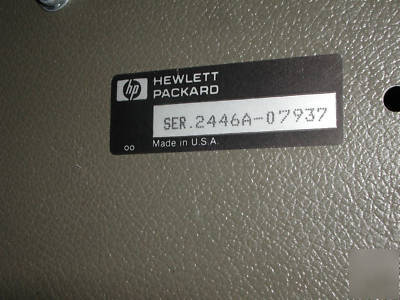 Hp 6209B dc power supply 0-320V 0-.1A, used, good cond.