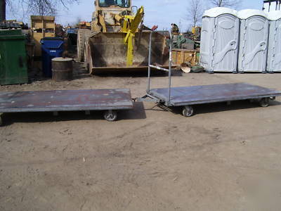 Industrial tug cart or tool shop cart