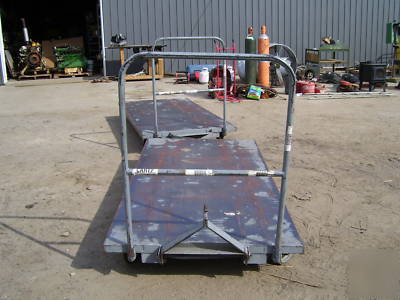 Industrial tug cart or tool shop cart