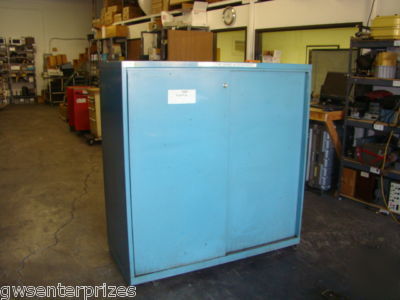 Lista 4 shelf standard modular storage cabinet blue 