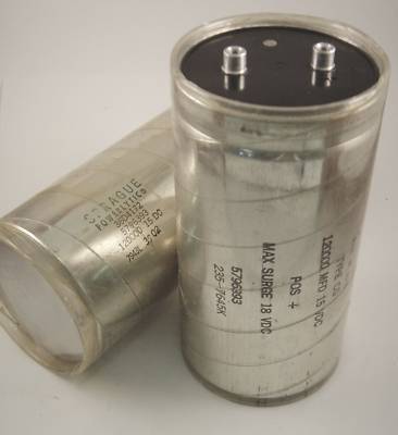 120,000UF 15VDC computer grade capacitor (lot of 3)