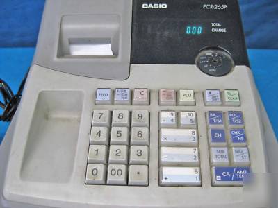 Casio cash register 100 plus model pcr-265P