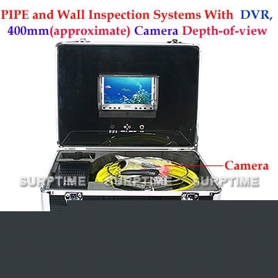 Drain pipe sewer pipeline inspect camera video system