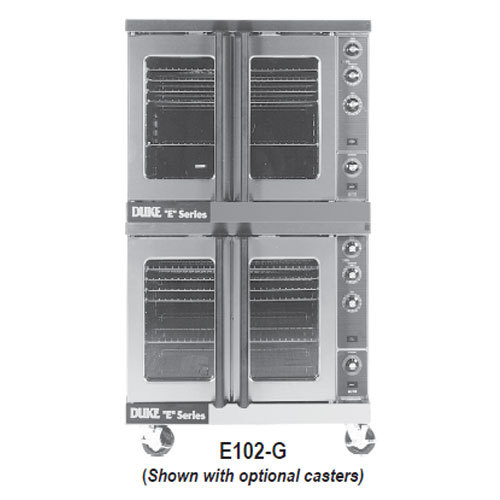 Duke E102-g convection oven, gas, double deck, standard