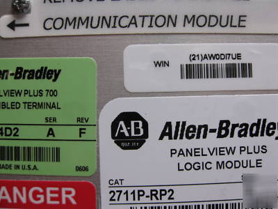 New allen bradley panelview plus 700 2711P-T7C4D2, 