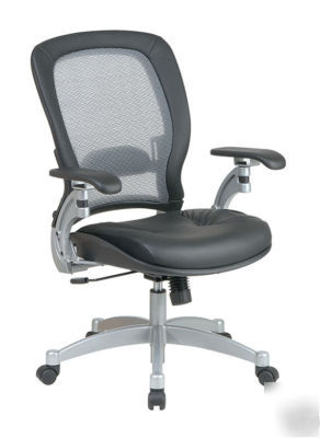 New office star products- space 3680 leather desk chair