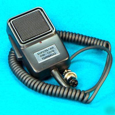 Power / tornado echo mic for cb ham radio 4 pin DM1000