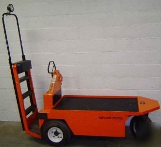 Taylor dunn electric utility cart flatbed stockchaser