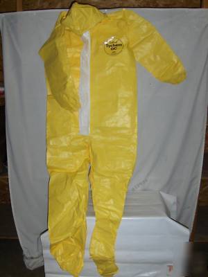 Duport tychem hazardous material coverall size large