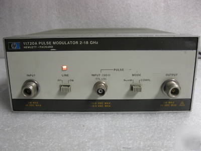 Hewlett packard 11720A pulse modulator 2-18 ghz 
