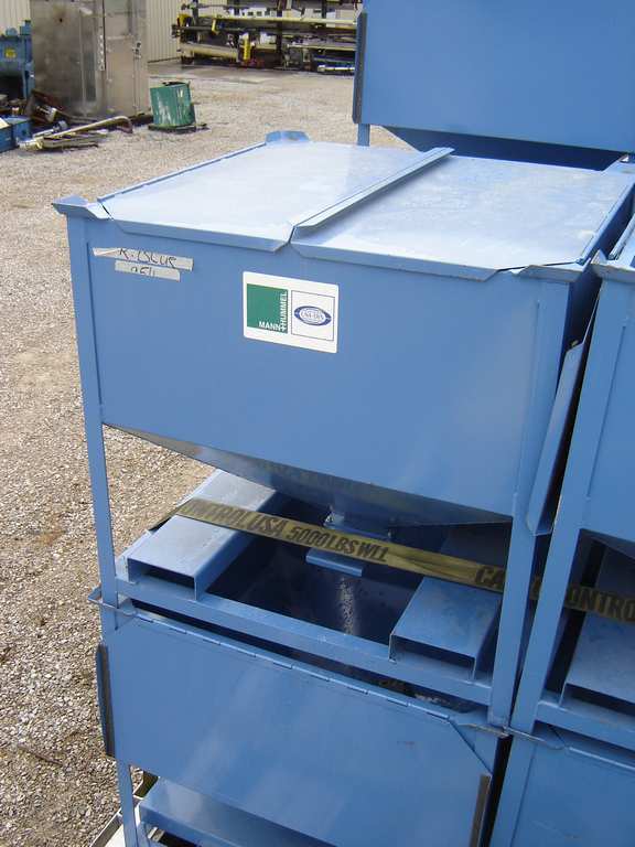 29 cubic foot una-dyn carbon steel tote bins