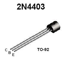 2N4403 pnp transistor design kit with pcb