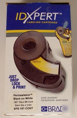 Brady idxpert label cartridge permasleeve xps-187-cont