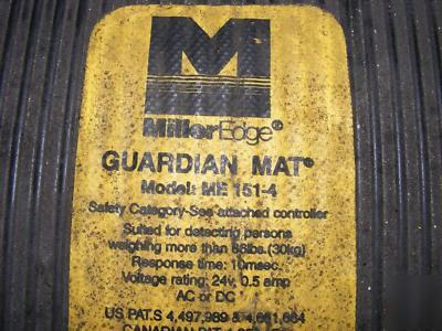 Miller edge guardian ME151 safety switch mats