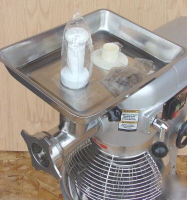 New boxer 20 qt mixer w/ paddle hook whip meat grinder
