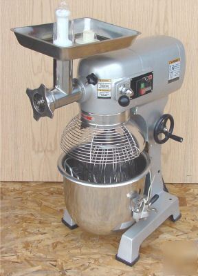 New boxer 20 qt mixer w/ paddle hook whip meat grinder