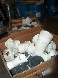 New large lot pvc pipe fittings unions elbows ys flange 