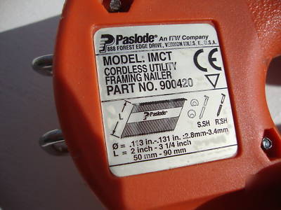 Paslode imct impulse cordless framing nailer nice 